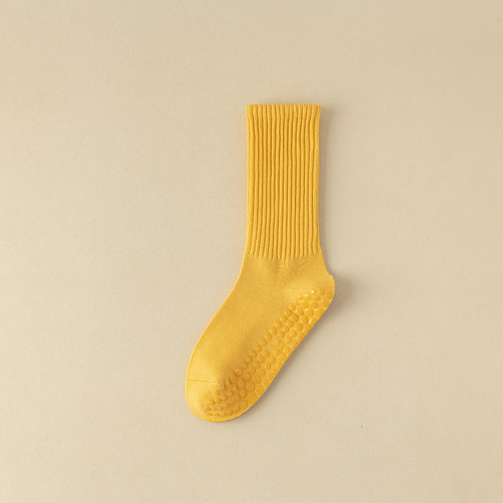 Calzini da yoga Olivenorma antiscivolo a righe solide e strutturate - 2 paia (ACQUISTA 1 E RICEVI 1 GRATIS) - Oro - image 21