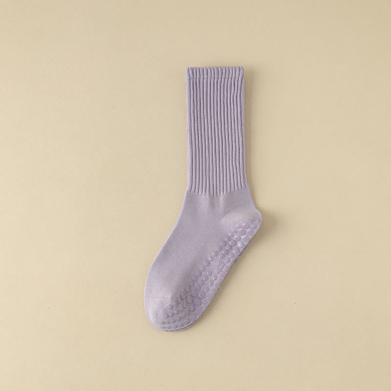 Calze Olivenorma a righe testurizzate, antiscivolo, per Pilates, Barre, comode per allenamento, con design in cotone traspirante, calze yoga - image 15