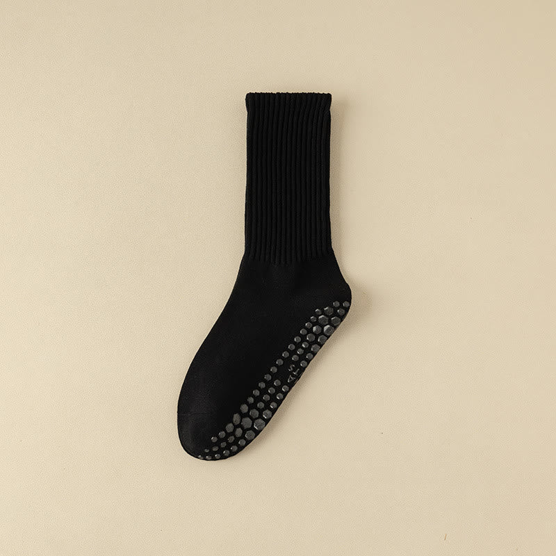 Calze Olivenorma a righe testurizzate, antiscivolo, per Pilates, Barre, comode per allenamento, con design in cotone traspirante, calze yoga - image 8