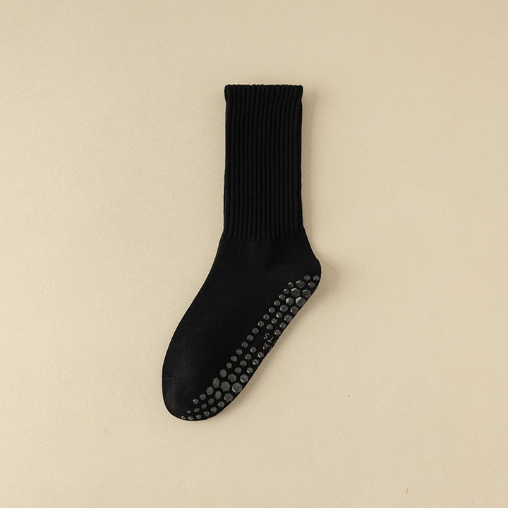Calze Olivenorma a righe testurizzate, antiscivolo, per Pilates, Barre, comode per allenamento, con design in cotone traspirante, calze yoga - image 8
