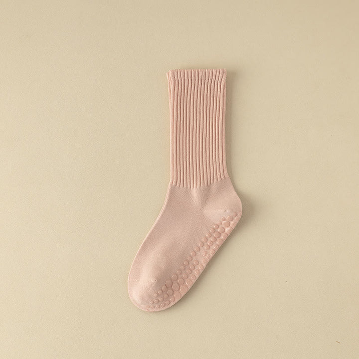 Calze Olivenorma a righe testurizzate, antiscivolo, per Pilates, Barre, comode per allenamento, con design in cotone traspirante, calze yoga - image 1