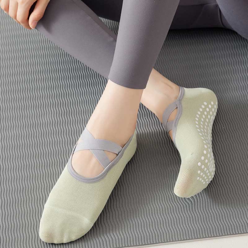 Calzini antiscivolo Olivenorma per yoga, pilates e barre, ideali per il fitness. - image 10