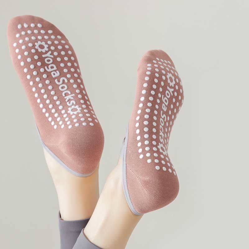 Calzino antiscivolo Olivenorma Yoga Pilates Barre con cinghie
