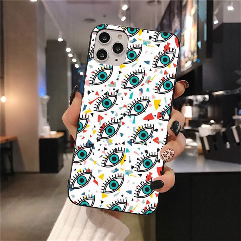 Custodia per telefono Olivenorma Evil Eye Amulet compatibile con iPhone 14/15