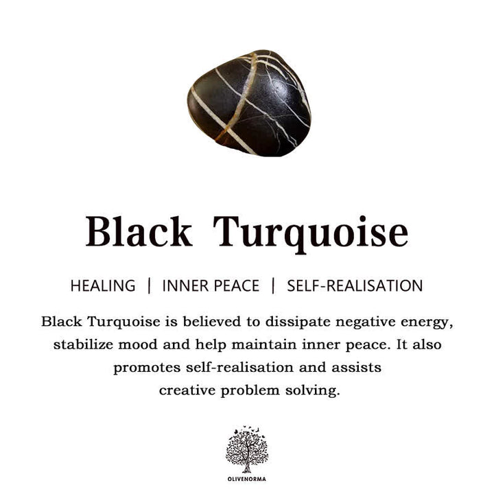 Olivenorma Anello largo regolabile in pietra naturale ovale intarsiata