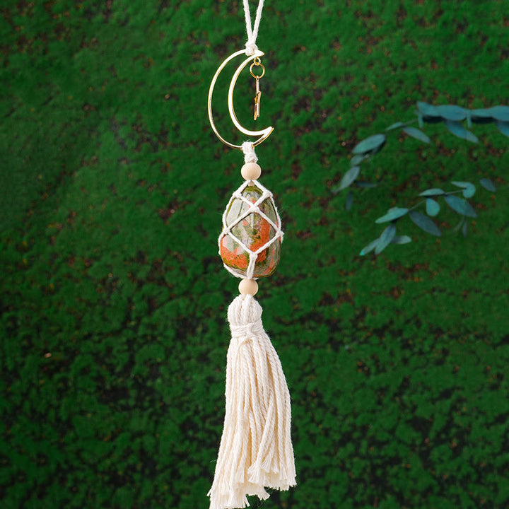 Ornamento pendente con pietra preziosa Reiki curativa naturale Olivenorma 