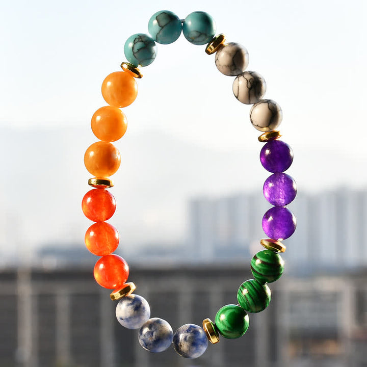 Bracciale con perline Chakra Olivenorma 