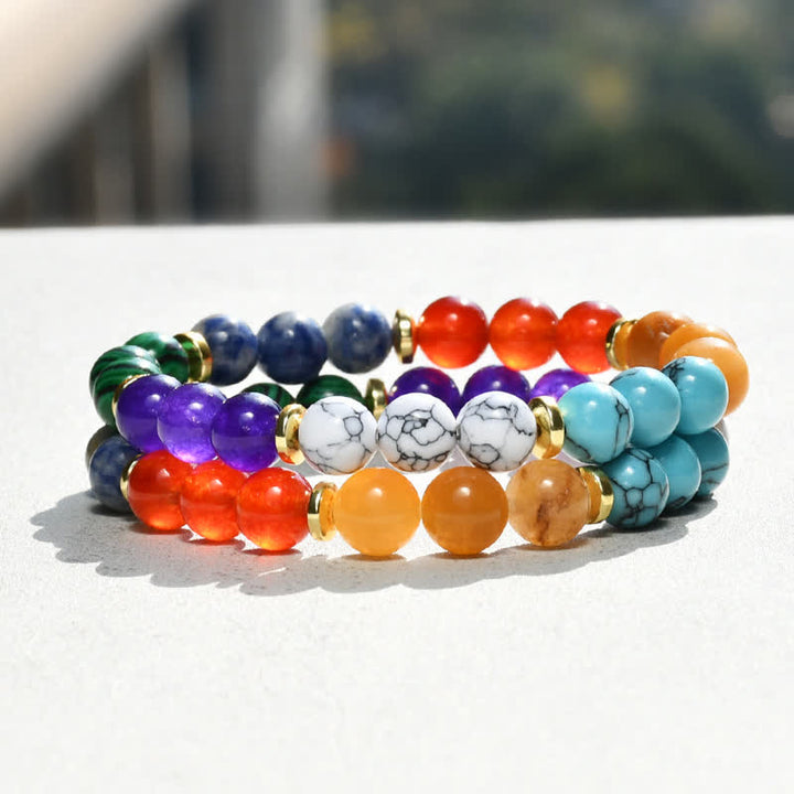 Bracciale con perline Chakra Olivenorma 