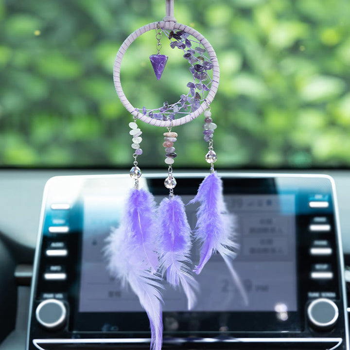 Olivenorma Ametista Protezione Viola Acchiappasogni Ornamento Appeso 