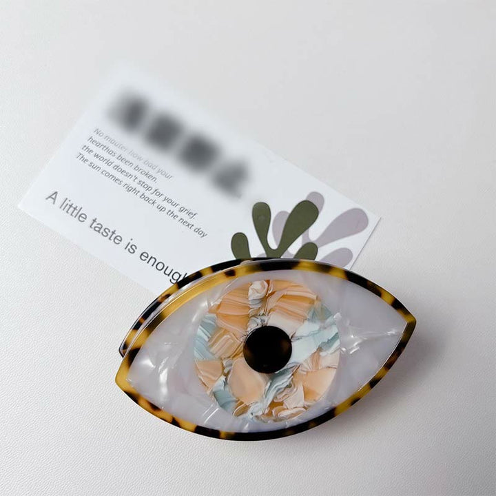 Olivenorma fermaglio per capelli con occhio malvagio 