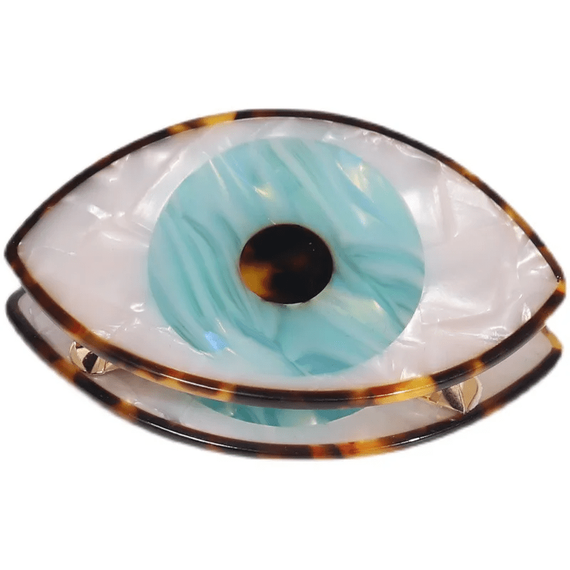 Olivenorma fermaglio per capelli con occhio malvagio 