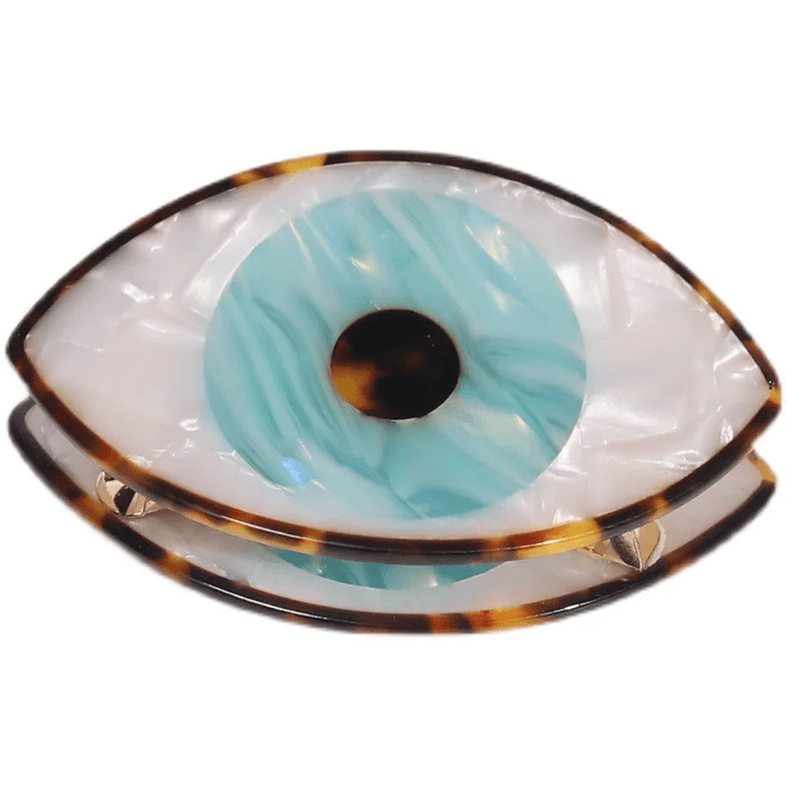 Olivenorma fermaglio per capelli con occhio malvagio 