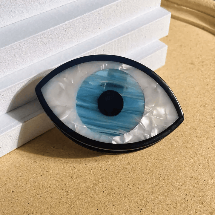 Olivenorma fermaglio per capelli con occhio malvagio 