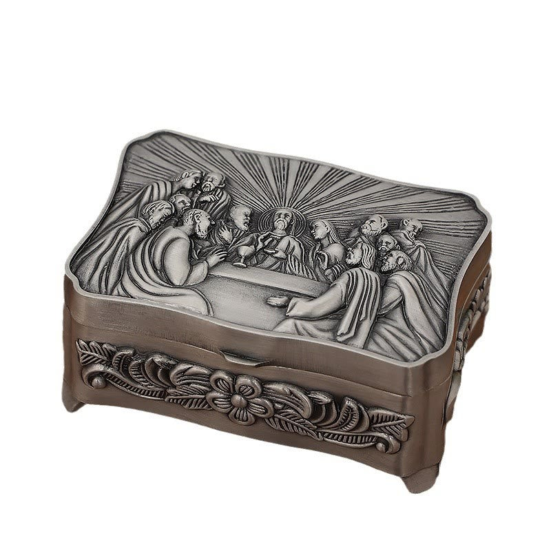 Olivenorma Catholic Keepsake Rosario Portagioie Inciso