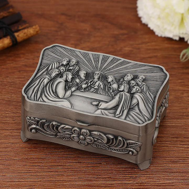 Olivenorma Catholic Keepsake Rosario Portagioie Inciso
