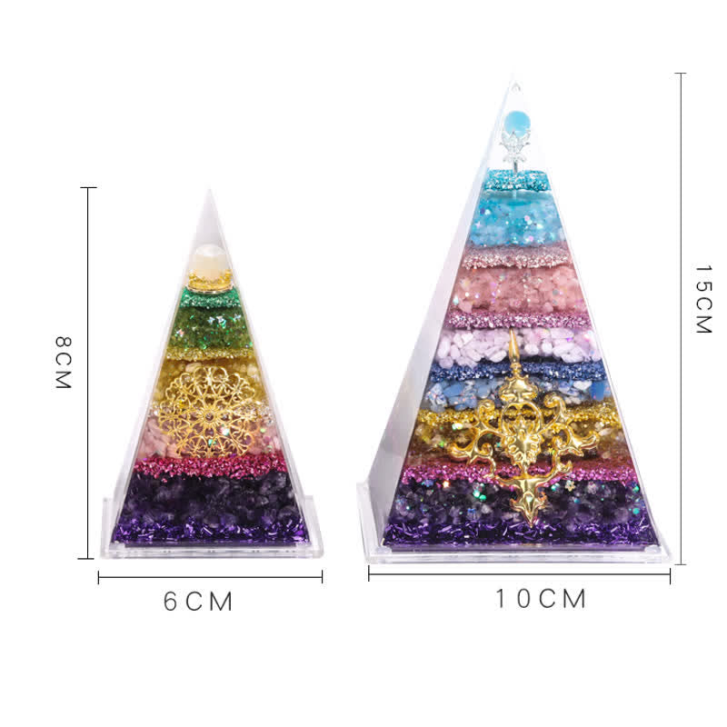 Olivenorma Energy Piramide Orgonica a Punta Lunga in Pietra Naturale 