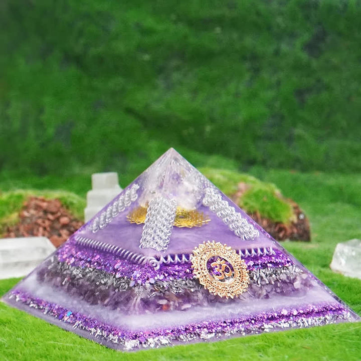 Olivenorma Healing Piramide Orgonica Multifunzionale in Pietra Naturale