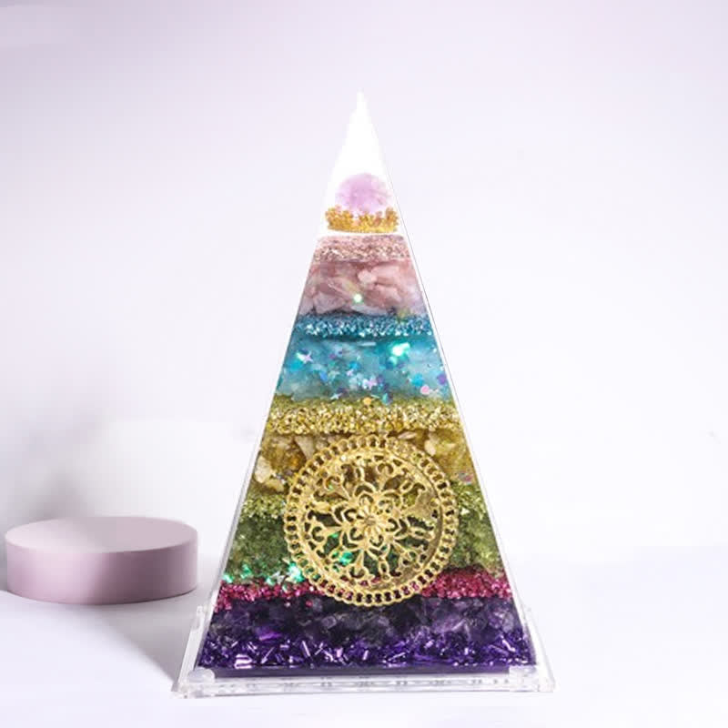 Olivenorma Energy Piramide Orgonica a Punta Lunga in Pietra Naturale 
