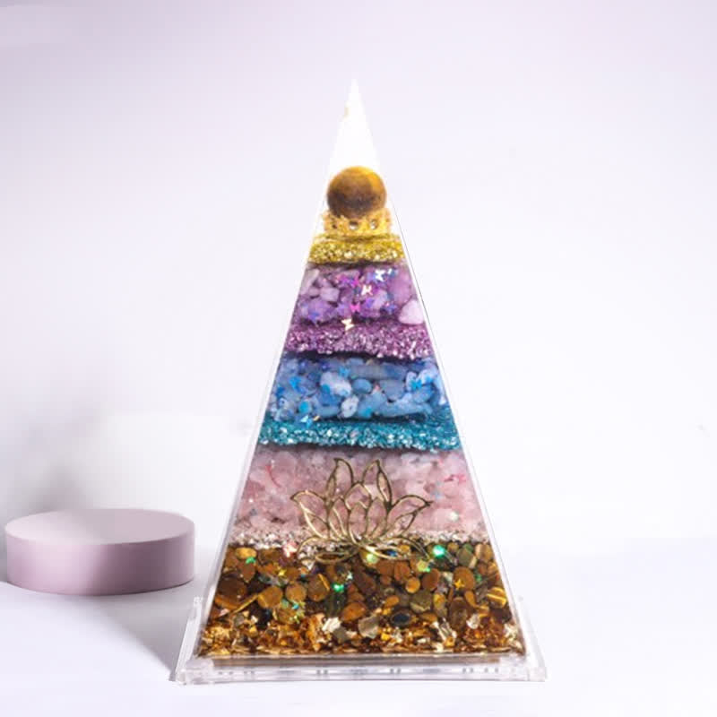 Olivenorma Energy Piramide Orgonica a Punta Lunga in Pietra Naturale 