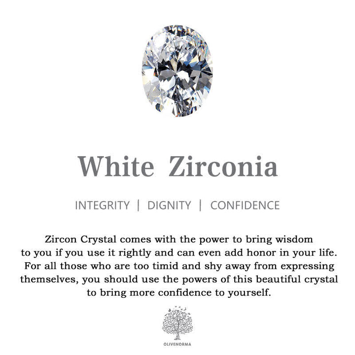 Collana con ciondolo a forma di cuore in zircone bianco opale Olivenorma - image 6