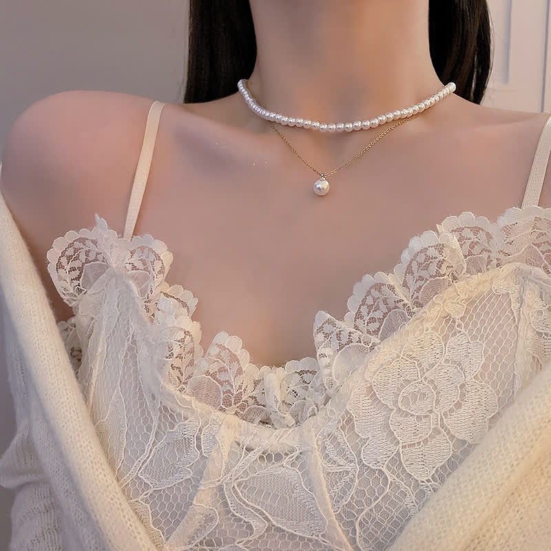 Collana con ciondolo a forma di cuore in zircone bianco opale Olivenorma