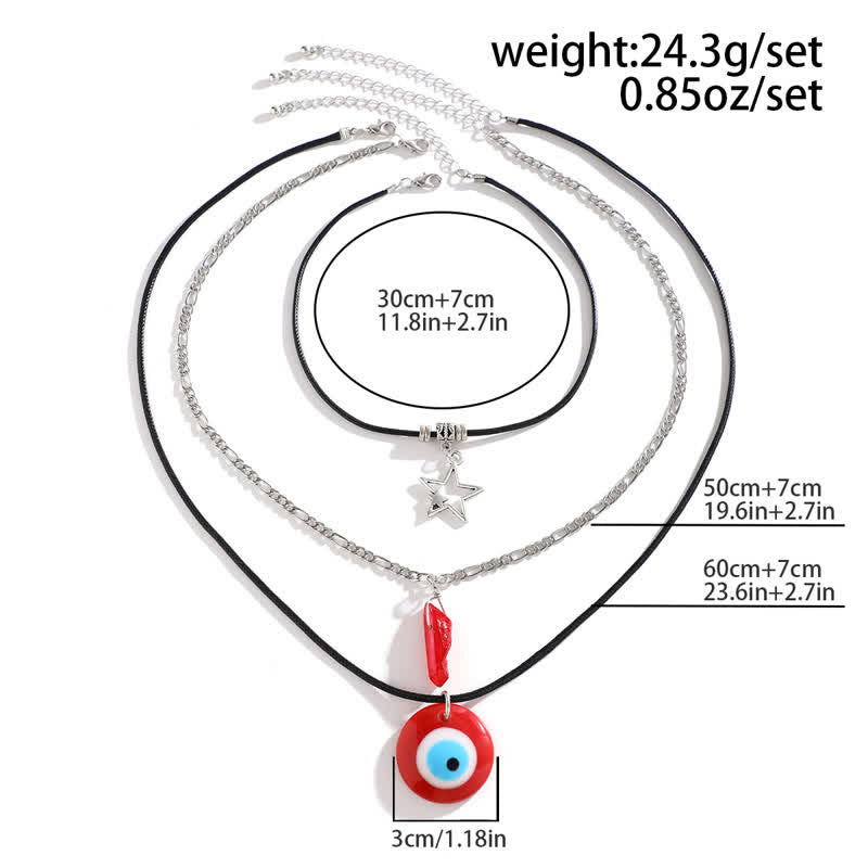 Olivenorma Set di collana con ciondolo albero della vita in pietra naturale