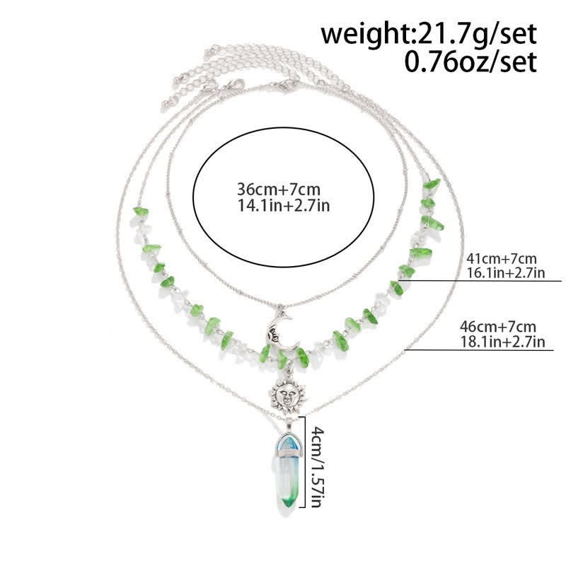 Collana con perline etniche Olivenorma Ghiaia Albero della Vita