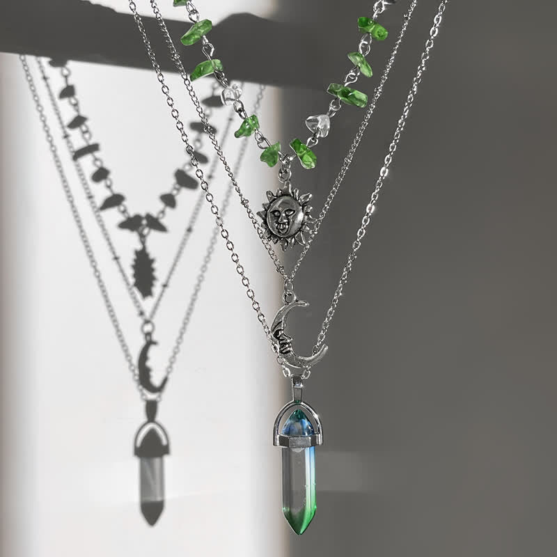 Collana con perline etniche Olivenorma Ghiaia Albero della Vita