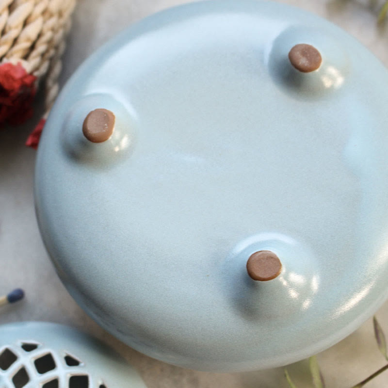 Olivenorma Bruciatore di incenso in ceramica Ciotola per incenso