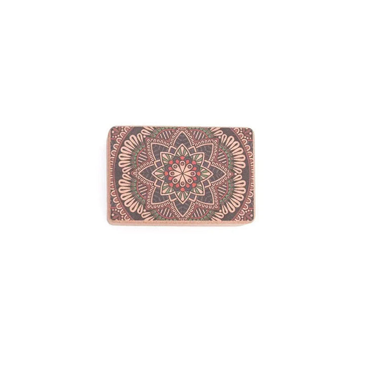 Olivenorma Blocco yoga in sughero Mandala Premium antiscivolo morbido