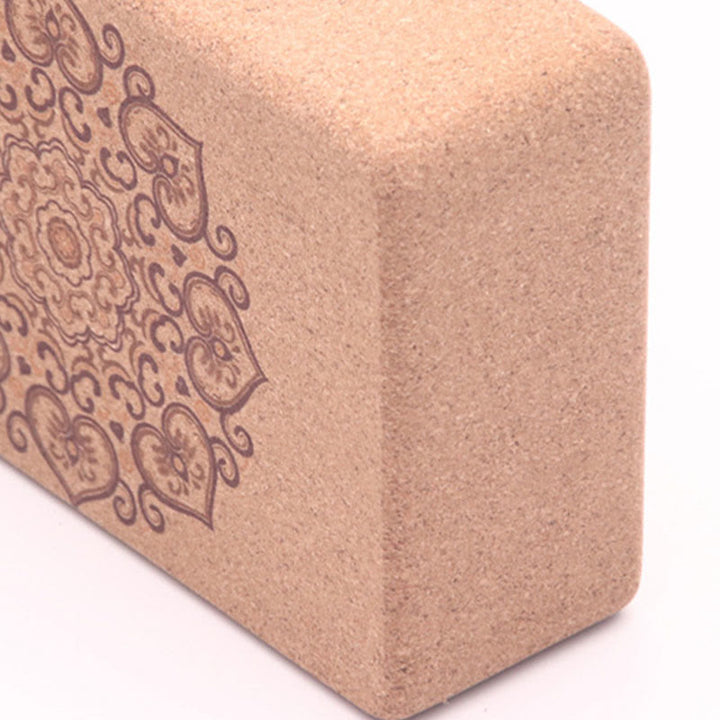 Olivenorma Blocco yoga in sughero Mandala Premium antiscivolo morbido