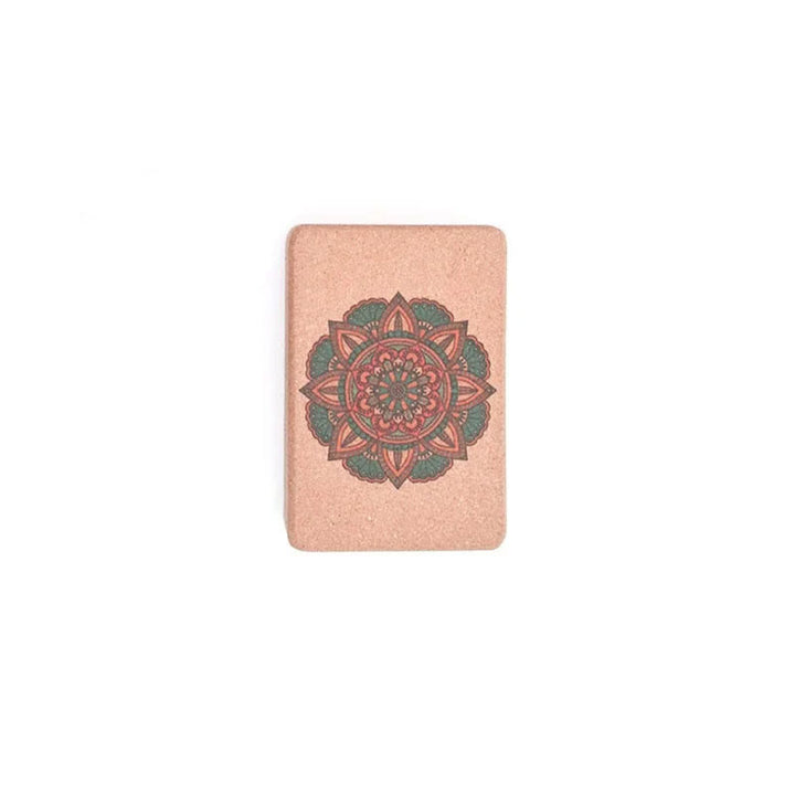 Olivenorma Blocco yoga in sughero Mandala Premium antiscivolo morbido