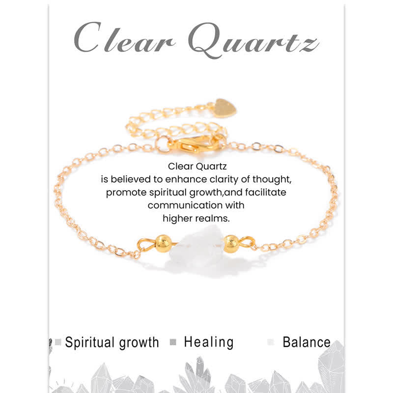 Olivenorma Bracciale con ciondolo in pietra grezza irregolare naturale