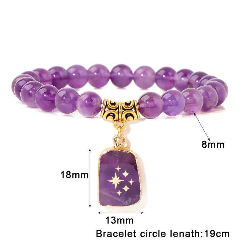 Bracciale con ciondolo stampato in perline di pietra naturale Olivenorma 