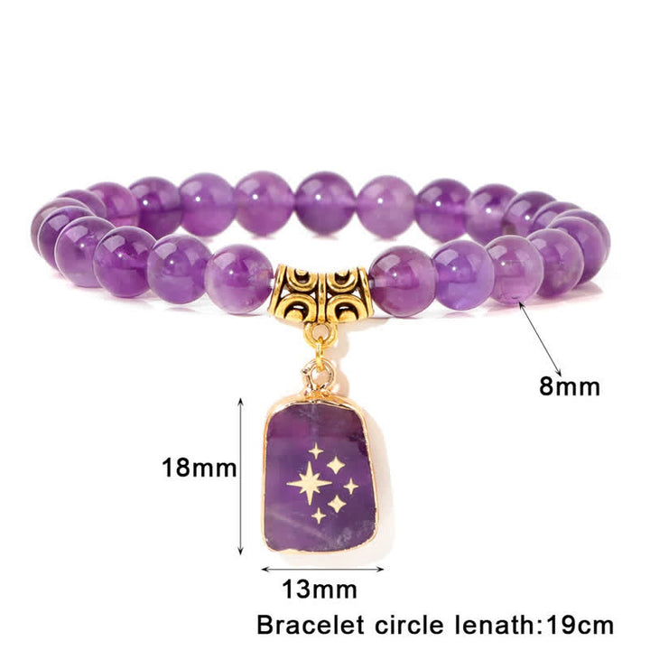 Bracciale con ciondolo stampato in perline di pietra naturale Olivenorma 