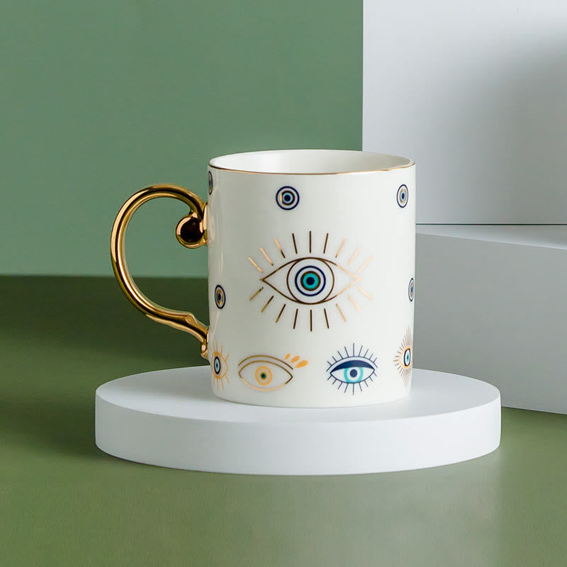Tazza da caffè in ceramica con malocchio Olivenorma
