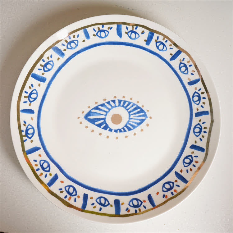 Olivenorma Tazza in ceramica con mano di Hamsa estetica sottobicchiere