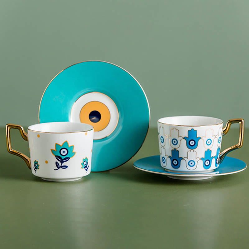 Olivenorma Yasmeen Artisan Evil Eye Tazza da caffè