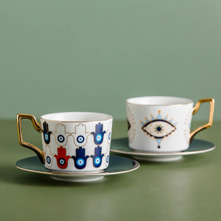 Olivenorma Yasmeen Artisan Evil Eye Tazza da caffè