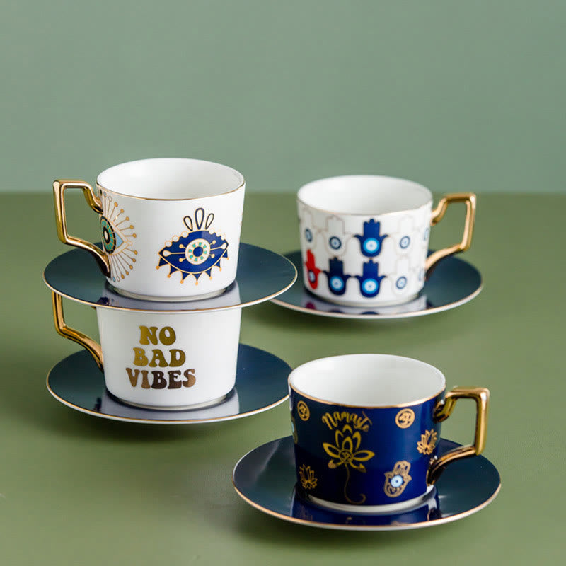 Olivenorma Yasmeen Artisan Evil Eye Tazza da caffè