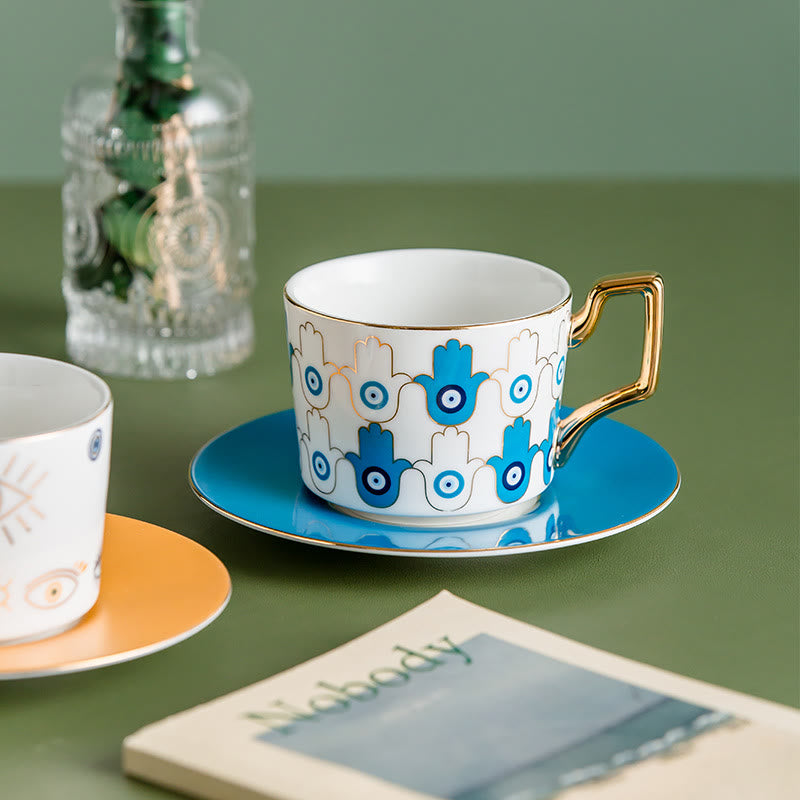 Olivenorma Yasmeen Artisan Evil Eye Tazza da caffè