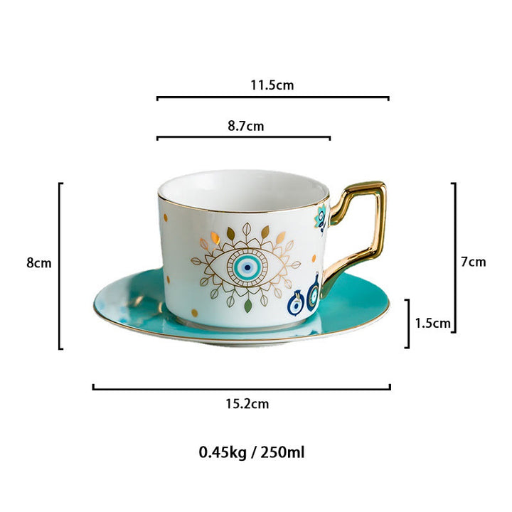 Olivenorma Yasmeen Artisan Evil Eye Tazza da caffè