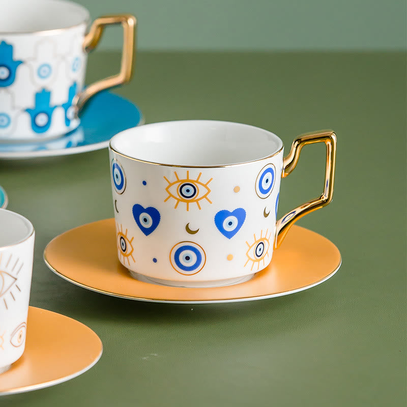 Olivenorma Yasmeen Artisan Evil Eye Tazza da caffè