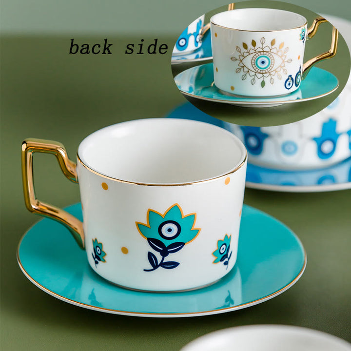 Olivenorma Yasmeen Artisan Evil Eye Tazza da caffè