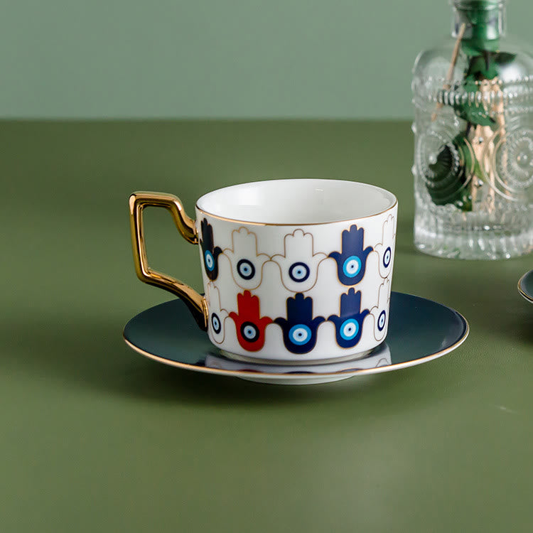 Olivenorma Yasmeen Artisan Evil Eye Tazza da caffè