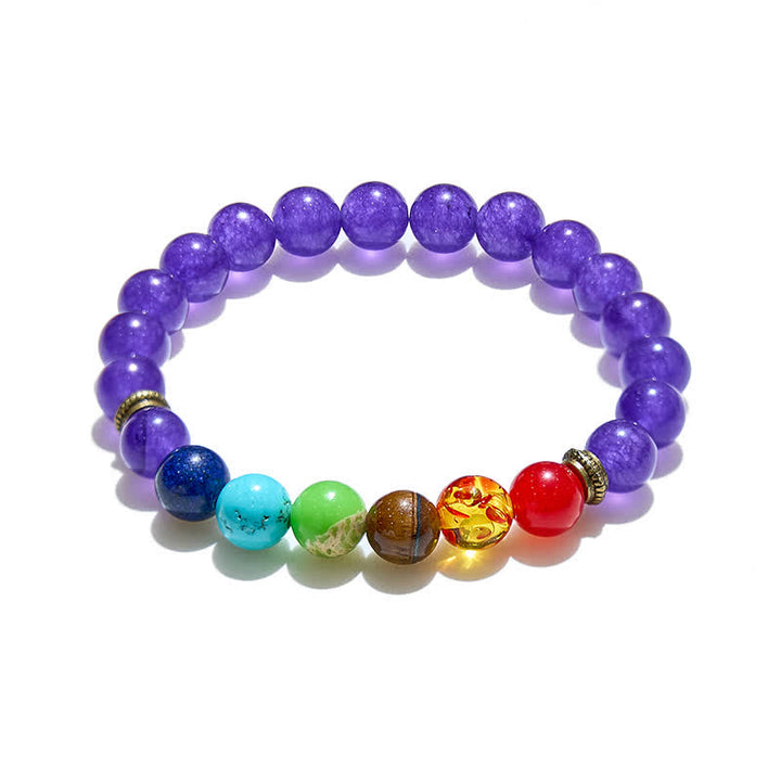 Bracciale con ametista Olivenorma Chakra