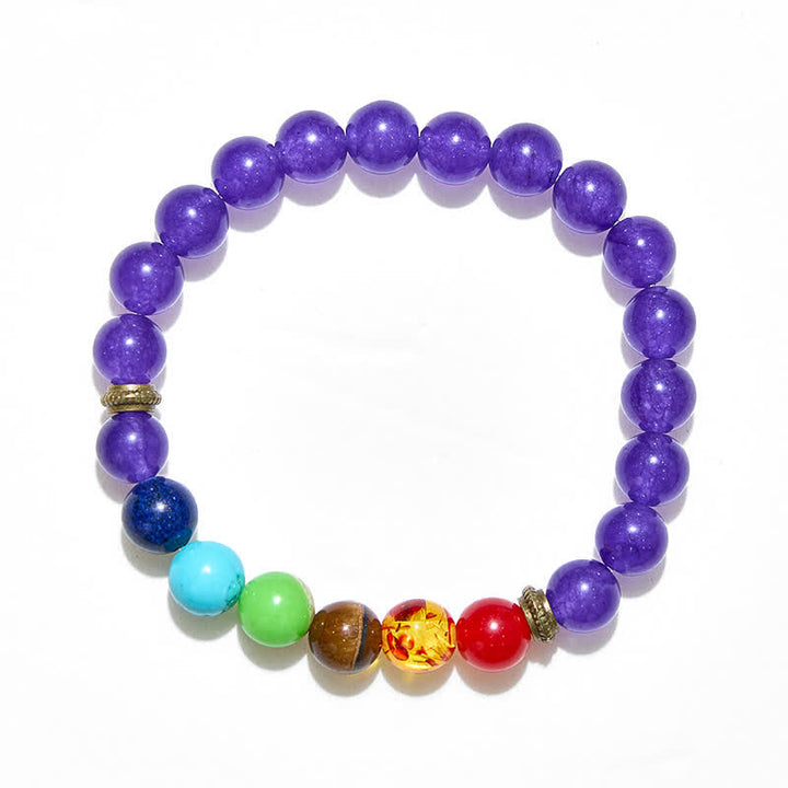 Bracciale con ametista Olivenorma Chakra