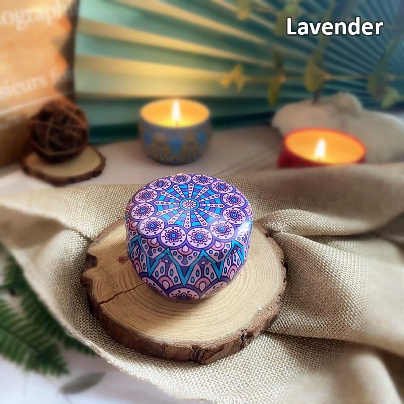 Olivenorma Candela profumata in cera di soia naturale Aromaterapia con cristalli curativi