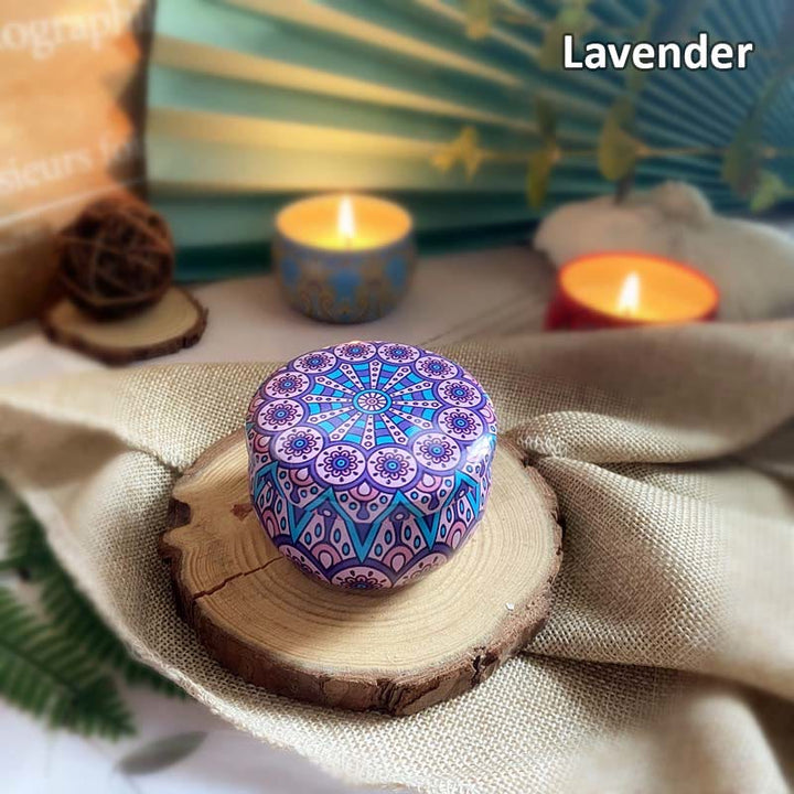 Olivenorma Candela profumata in cera di soia naturale Aromaterapia con cristalli curativi