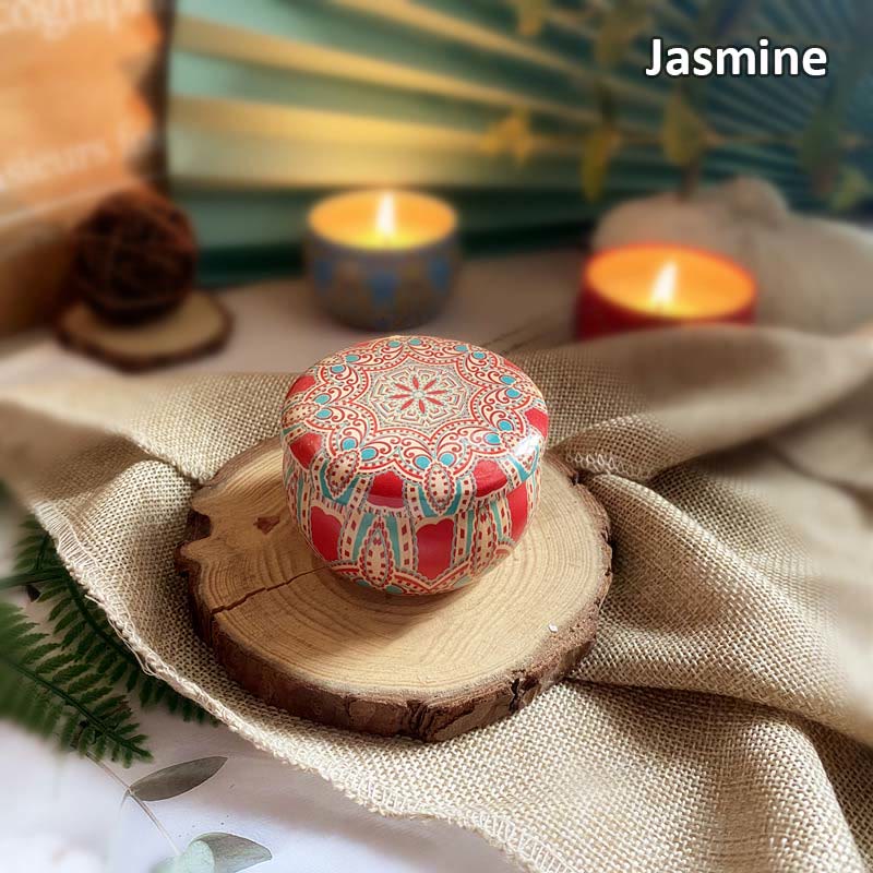 Olivenorma Candela profumata in cera di soia naturale Aromaterapia con cristalli curativi